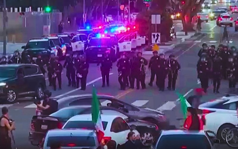Los Angeles imposes curfew amid unrest over immigration raids LA unrest