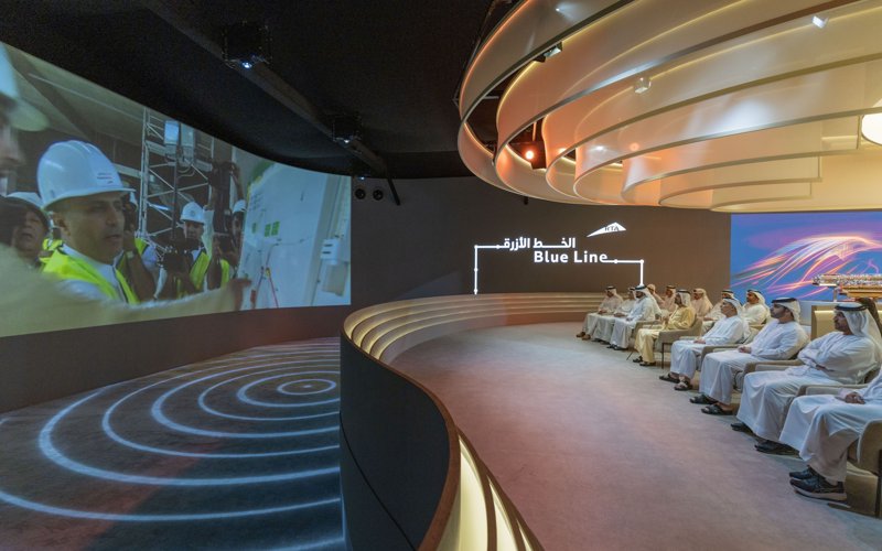 Prime Minister of Dubai lays foundation stone for Dubai Metro Blue Line Dubai Metro Blue Line