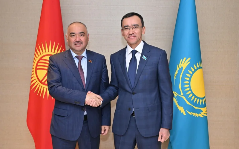 Kazakh, Kyrgyz parliament speakers meet in Astana, outline prospects for interparliamentary cooperation