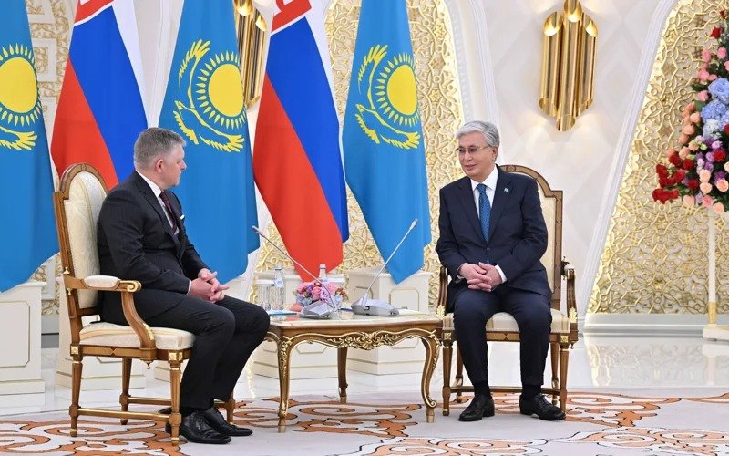 President Kazakh President, Slovak PM hold talks in Astana