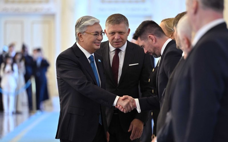 Prime Minister of Slovakia arrives at Akorda Prime Minister of Slovakia arrives at Akorda