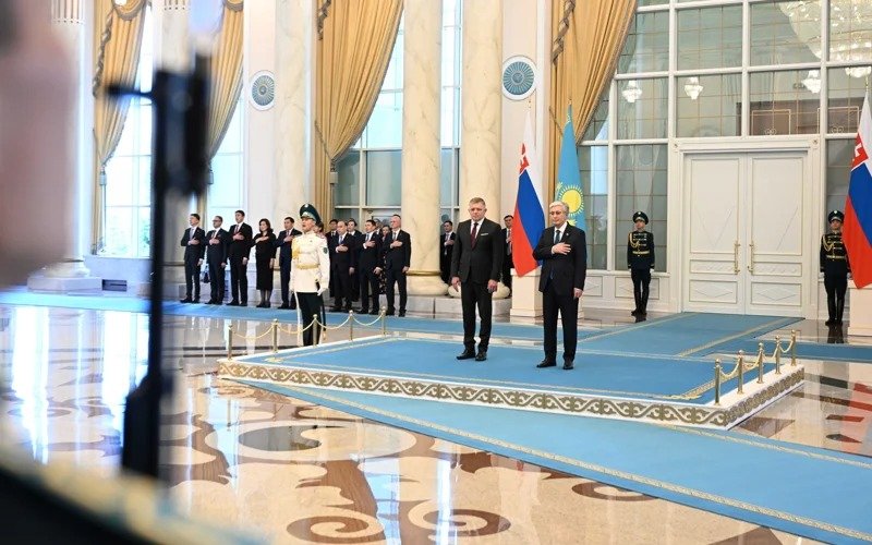 President Kazakh President, Slovak PM hold talks in Astana