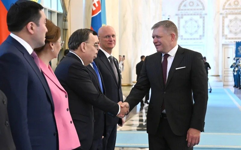 President Kazakh President, Slovak PM hold talks in Astana