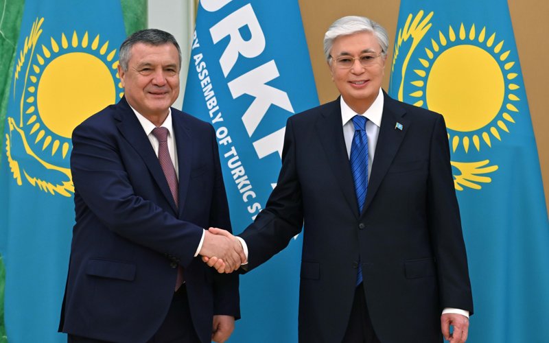 Президент Түркі мемлекеттері Парламенттік ассамблеясына мүше елдер парламенттерінің спикерлерімен кездесті Президент Түркі мемлекеттері Парламенттік ассамблеясына мүше елдер парламенттерінің спикерлерімен кездесті