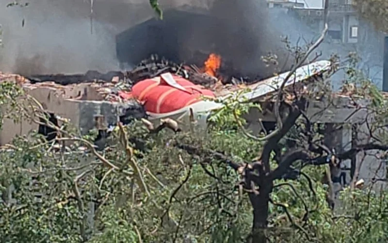 Plane with 242 people on board crashes shortly after takeoff in India
