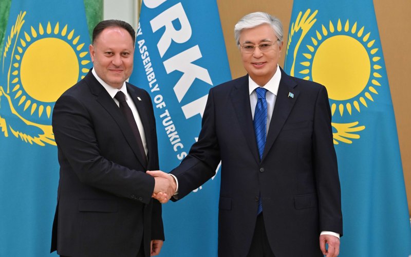 Президент Түркі мемлекеттері Парламенттік ассамблеясына мүше елдер парламенттерінің спикерлерімен кездесті Президент Түркі мемлекеттері Парламенттік ассамблеясына мүше елдер парламенттерінің спикерлерімен кездесті