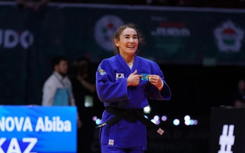 Kazakhstan’s Abuzhakynova hauls silver at IJF World Judo Championships in Hungary