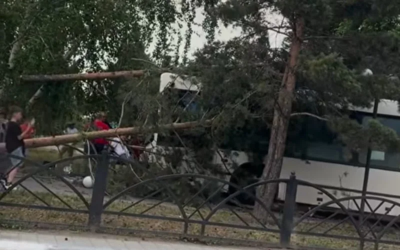 ДТП, автобус, Костанай