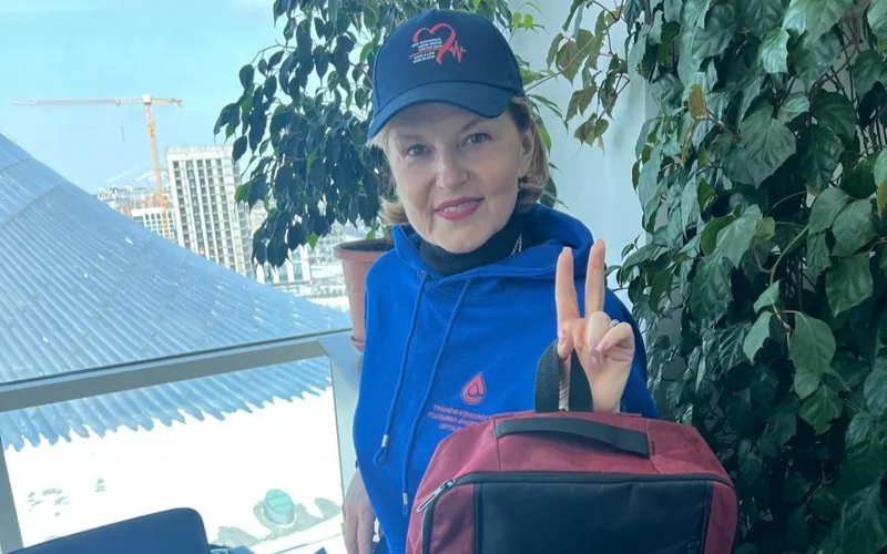 Почетный донор Анна Попова 