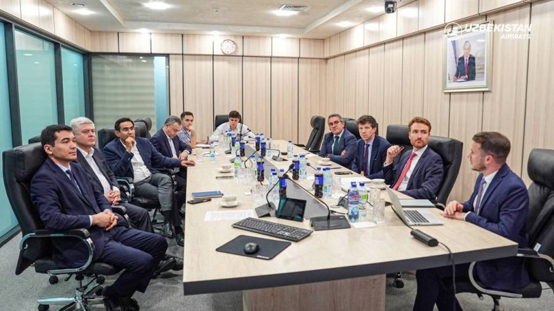 Uzbekistan Uzbekistan Airways and Airbus discuss cooperation issues
