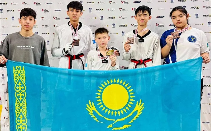 Qazaqstandyq sportshylar taekvondodan Aýstrııadaǵy týrnırde tórt medal aldy