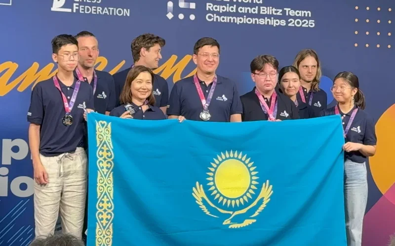 Kazakh chess players win silver at World Rapid and Blitz Championships