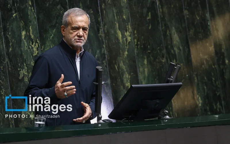 President Pezeshkian urges Iranians to stand firm against any agression