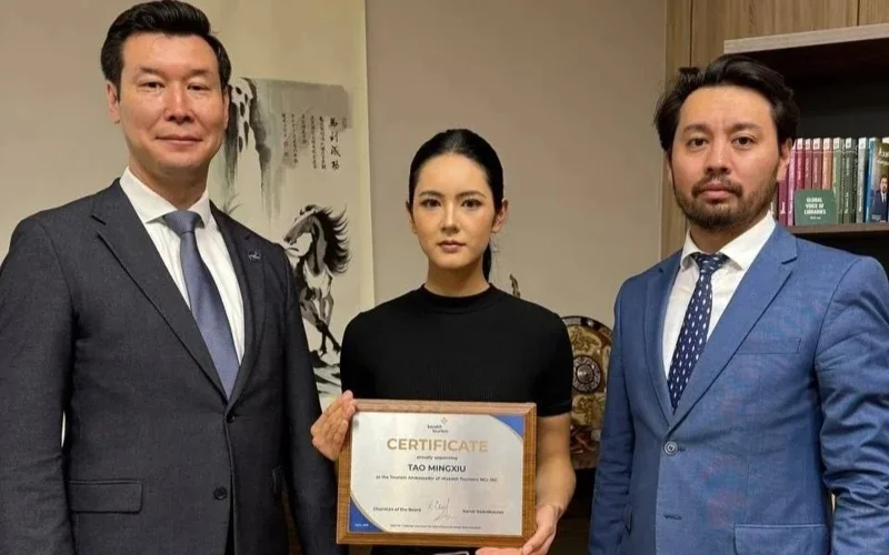 Renowned Chinese travel influencer named Tourism Ambassador for Kazakhstan