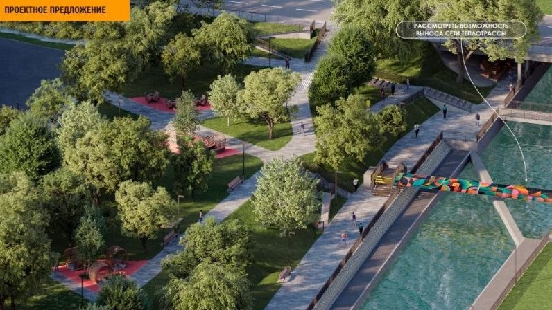 Алматыда Есентай өзенінің жағалауын көркейту жобасы әзірленіп жатыр Алматыда Есентай өзенінің жағалауын көркейту жобасы әзірленіп жатыр