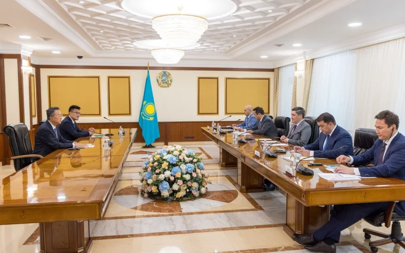 Bektenov Qingdao Wanlin Food basshysy Lı ıAntaomen AÓK ónimderin tereń óńdeıtin zaýyt qurylysyn talqylady
