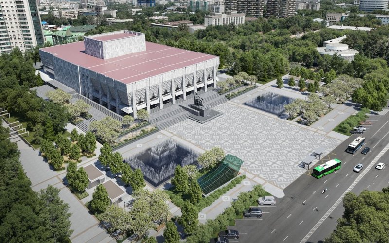 Әуезов театрын жаңарту жұмыстары қашан аяқталады Әуезов театрын жаңарту жұмыстары қашан аяқталады