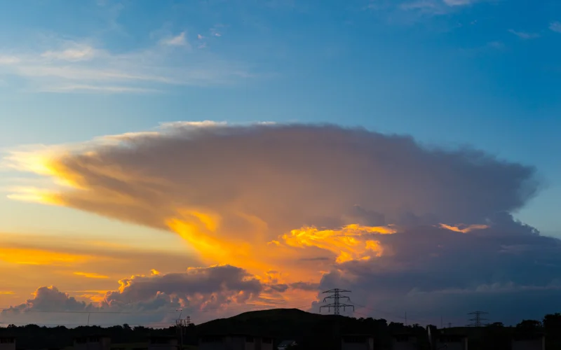 жара, гроза