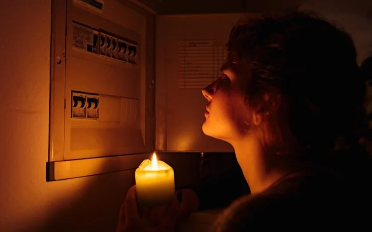 В Бишкеке произошло массовое отключение электричества