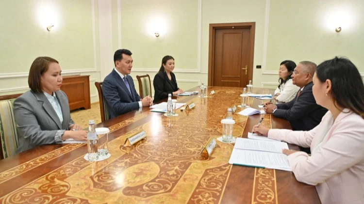 Ерлан Карин встретился с представителем ЮНИСЕФ в Казахстане