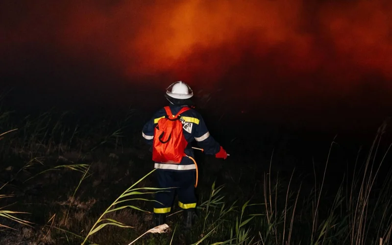 пожар, резерват, пожарный