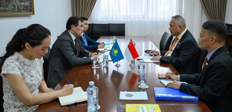 Kazakhstan, Singapore to deepen trade and economic ties