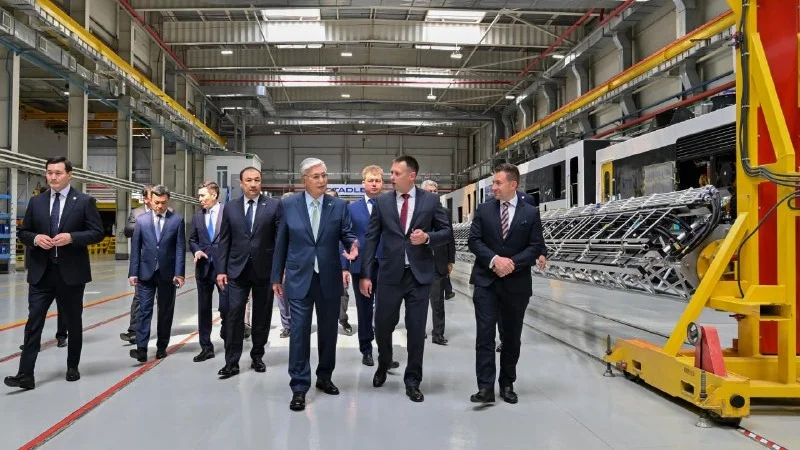 Президент посетил завод Stadler Kazakhstan
