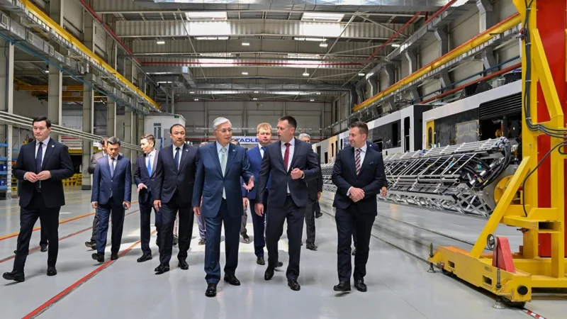 Prezıdent Stadler Kazakhstan zaýytymen tanysty