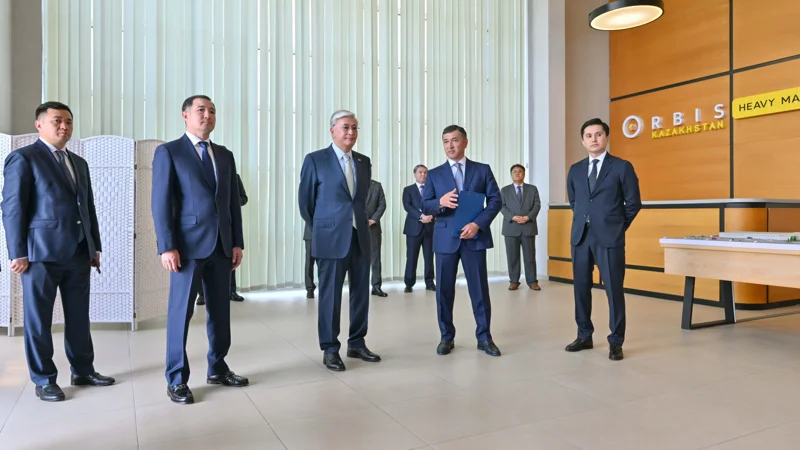 Президент Orbis Heavy Machinery арнайы және коммерциялық техника зауытына барды
