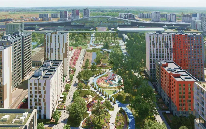 Глава государства ознакомился с благоустройством аллеи Мыңжылдық в Астане