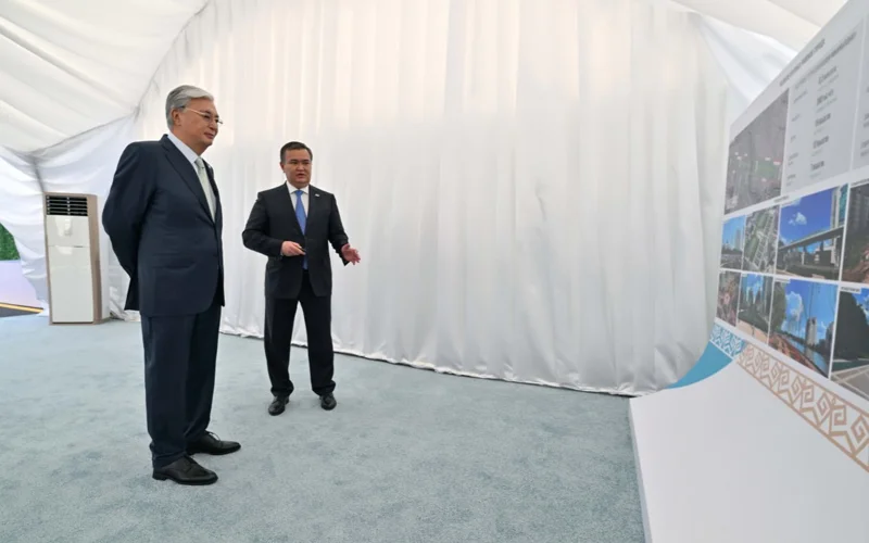 Memleket basshysy Astanadaǵy «Myńjyldyq» alleıasyn abattandyrý jumystarymen tanysty