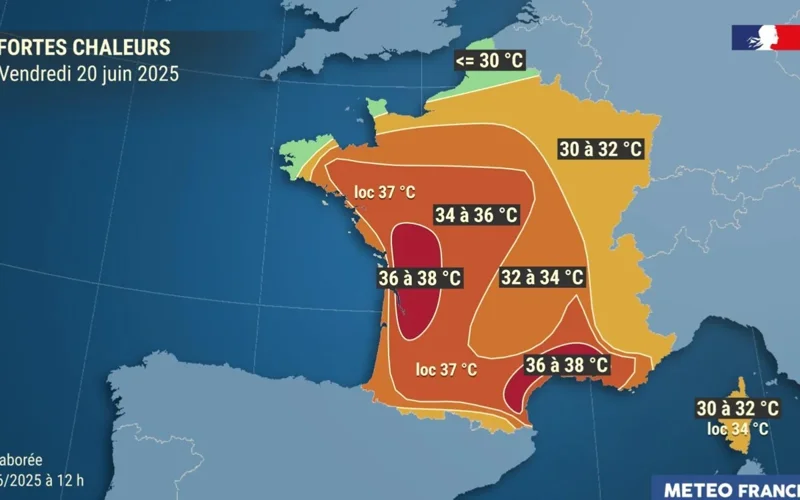 Францияда 2025 жылдың алғашқы ыстық толқыны тіркелді
