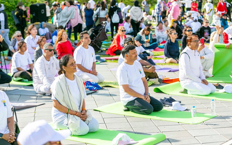 Kazakh capital celebrates International Yoga Day Kazakh capital celebrates International Yoga Day