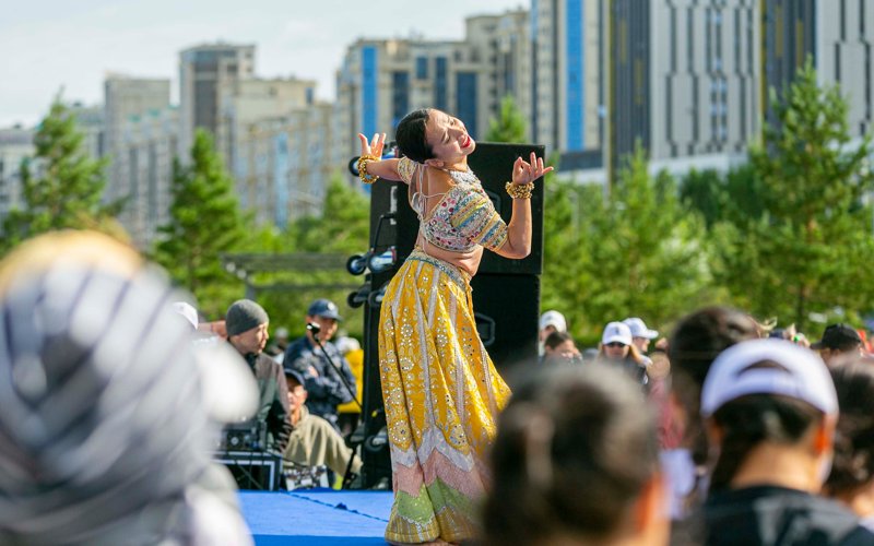 Kazakh capital celebrates International Yoga Day Kazakh capital celebrates International Yoga Day