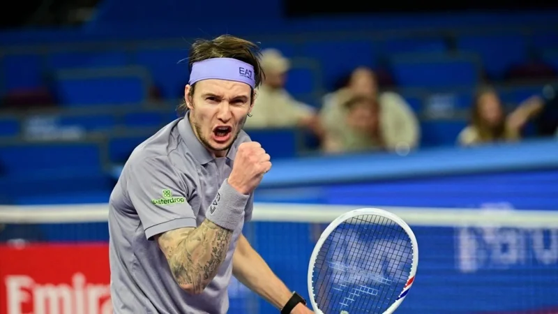 Теннисист Александр Бублик вышел в финал турнира в Германии