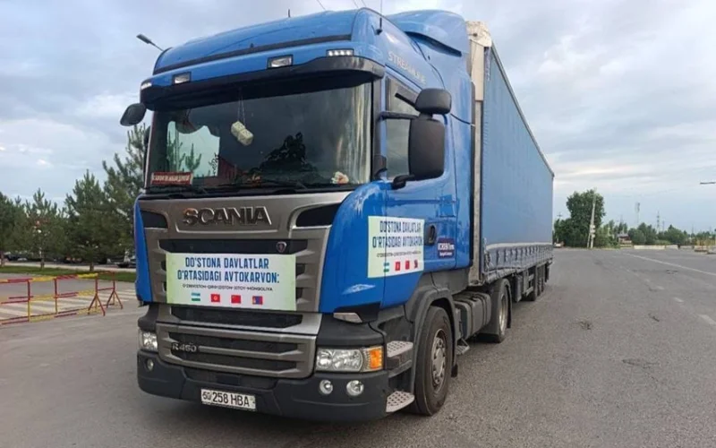 First cargo shipment via Uzbekistan – Kyrgyzstan – China – Mongolia corridor completed
