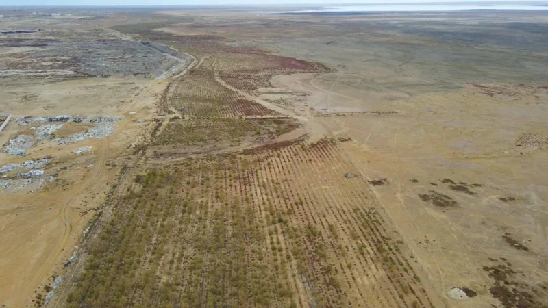 хвостохранилище "Кошкар Ата" в Мангистау