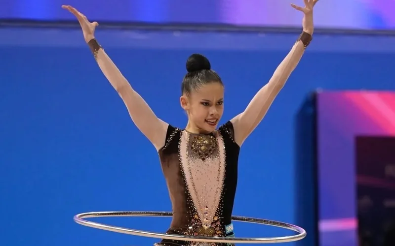 Akmaral Yerekesheva brings Kazakhstan 2nd gold at Rhythmic Gymnastics Junior World Championships