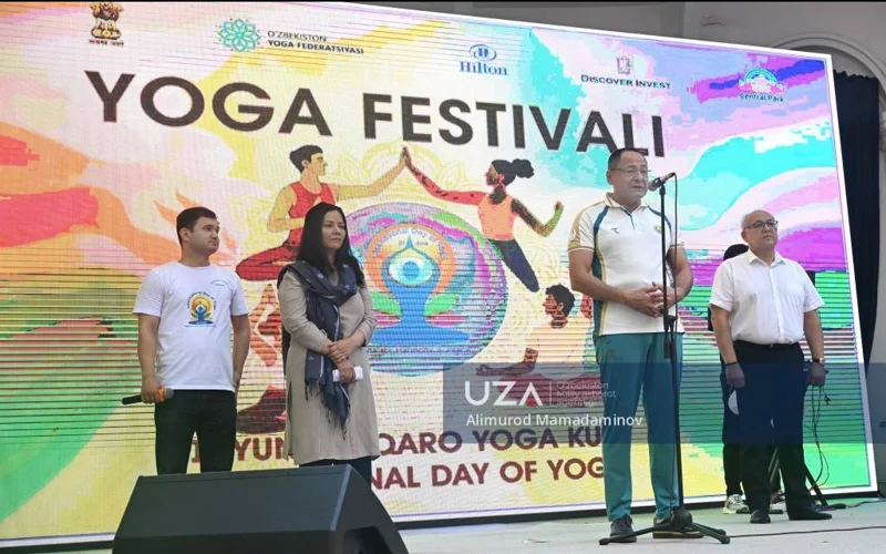 Тошкентда йога фестивали бўлиб ўтди