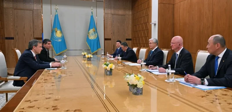 Kassym-Jomart Tokayev meets foreign investors 