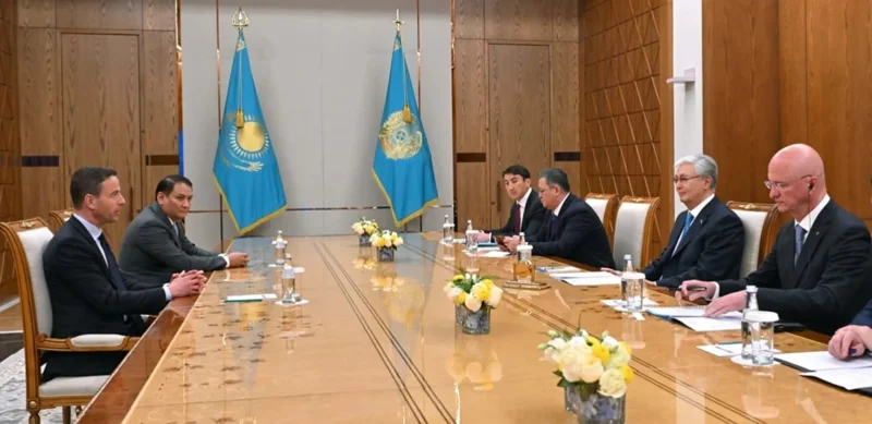 President Tokayev meets Glencore CEO Gary Nagle