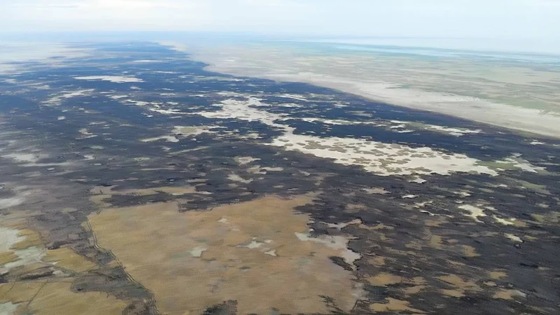 Atyraý oblysynda «Aqjaıyq» rezervatyndaǵy qamys órti 11 kúnnen keıin tolyq sóndirildi. 