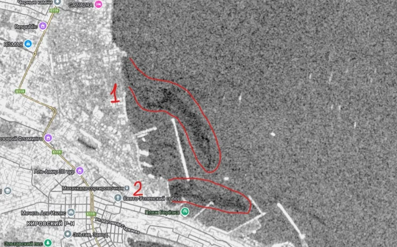 Спутники фиксируют нефтяные пятна на Каспии каждую неделю