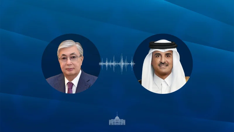 Kassym-Jomart Tokayev affirms full support and solidarity with Qatari people