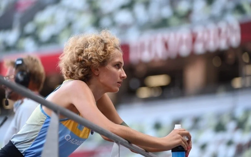 Предствительница команды Казахстана по легкой атлетике