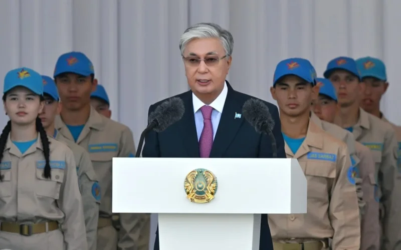 President addresses Aibyn XI International Military-Patriotic Youth Gathering