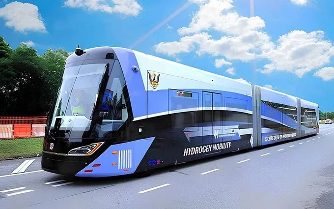 Японияда резина ғилдиракли трамвай ишга туширилади