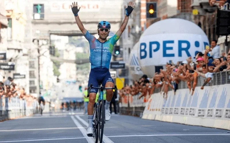 Giro dell’Appennino: XDS Astana Team rider Ulissi wins solo
