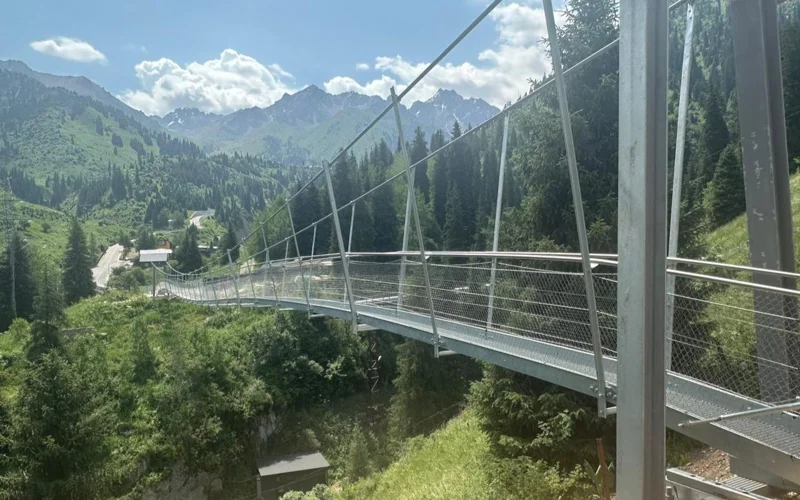 Новый пешеходный мост появится в горах Алматы