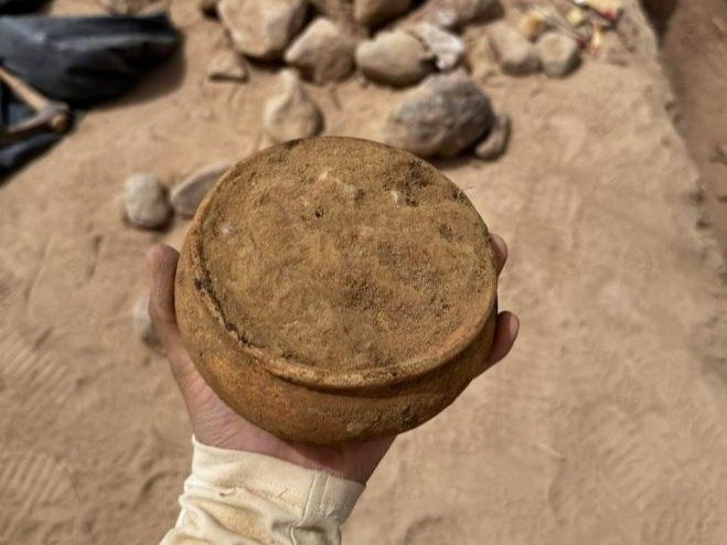托格兹布拉克墓地出土罕见萨克时期狮子纹金戒指 托格兹布拉克墓地出土罕见萨克时期狮子纹金戒指